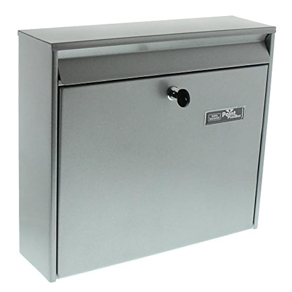 BURG WÄCHTER 4003482611302 Buzón para Agrupar, Plateado, 10x36.2x32.2 cm